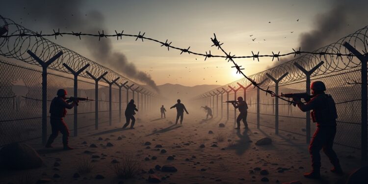 L’Avenir Incertain des Prisonniers de l’EI en Syrie - Viral Mag Chaos en Syrie affrontements entre armée et Kurdes menacent camps de lEI Risque dévasions massif dex combattants jihadistes Incertitudes sur la sécurité régionale et globale Viral Mag