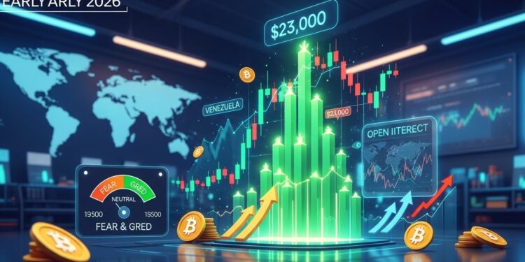 Le Marché Crypto Explose : Bitcoin à 93 000 $ et Sentiment en Hausse - Viral Mag Découvrez pourquoi le marché crypto rebondit fortement en ce début 2026 avec Bitcoin frôlant les 93 000 $ un Fear and Greed Index neutre et un open interest en hausse Analyse complète des facteurs haussiers Viral Mag