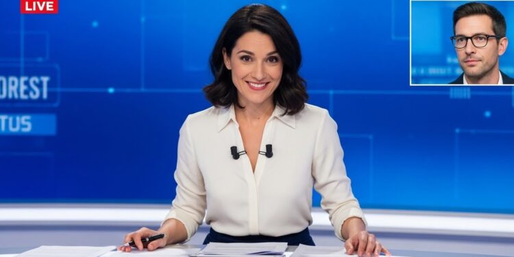 Découvrez la petite plaisanterie de Léa Salamé au 20h sur les lunettes de Jean Paul Chapel Un moment de légèreté en direct qui révèle lambiance détendue du journal de France 2   Viral Mag