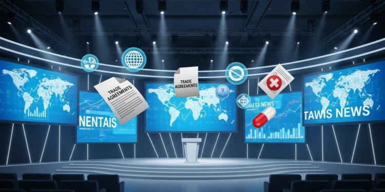 LElysée répond FAKE NEWS à Trump qui affirme avoir forcé Macron à augmenter les prix des médicaments Découvrez les détails de cette passe darmes à Davos et les enjeux réels   Viral Mag