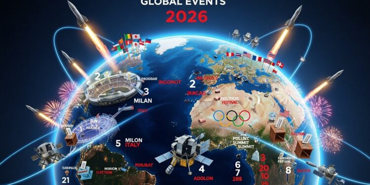 Découvrez les rendez vous majeurs de 2026  lancements spatiaux élections clés sommets mondiaux festivals culturels et sportifs Un agenda complet des douze prochains mois   Viral Mag