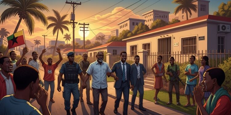 Libération de Domingos Simões Pereira : Espoir pour la Guinée-Bissau - Viral Mag Domingos Simões Pereira leader du PAIGC et opposant majeur libéré après sa détention suite au coup dÉtat de novembre Un geste de décrispation encouragé par le Sénégal ouvre la voie au dialogue dans un pays marqué par linstabilité Viral Mag