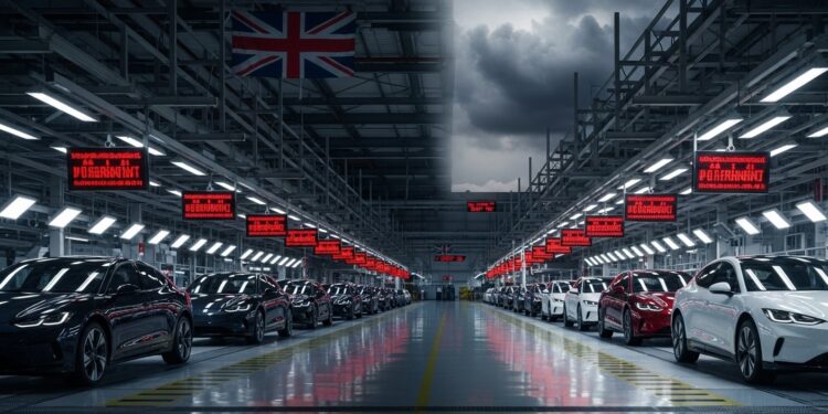Lindustrie automobile britannique a subi en 2025 sa pire année depuis une génération avec  155 de production due à une cyberattaque massive et aux tarifs US Reprise attendue en 2026   Viral Mag