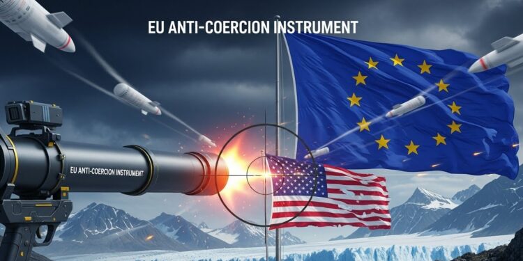 Linstrument anti coercition de lUE comparé à un bazooka économique pourrait être activé face aux menaces tarifaires américaines sur le Groenland Décryptage de cet outil puissant jamais utilisé   Viral Mag
