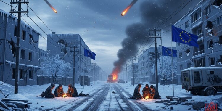 LUkraine subit une catastrophe humanitaire majeure avec des frappes russes privant des civils de chauffage et délectricité en plein hiver rude LUE mobilise aide massive et nouvelles sanctions   Viral Mag