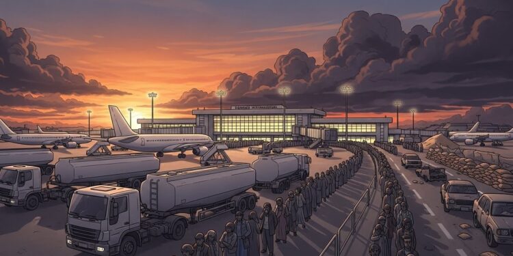 Difficultés dapprovisionnement en kérosène à laéroport de Bamako forcent annulations de vols Le blocus jihadiste asphyxie léconomie malienne depuis 2025   Viral Mag