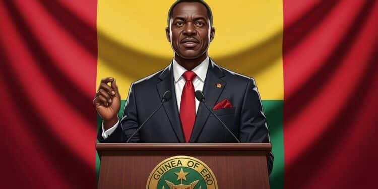 Découvrez le discours du président Mamadi Doumbouya après sa victoire écrasante à 8672 Il appelle à une Guinée unie et souveraine mais dans un contexte marqué par des critiques sur les libertés   Viral Mag