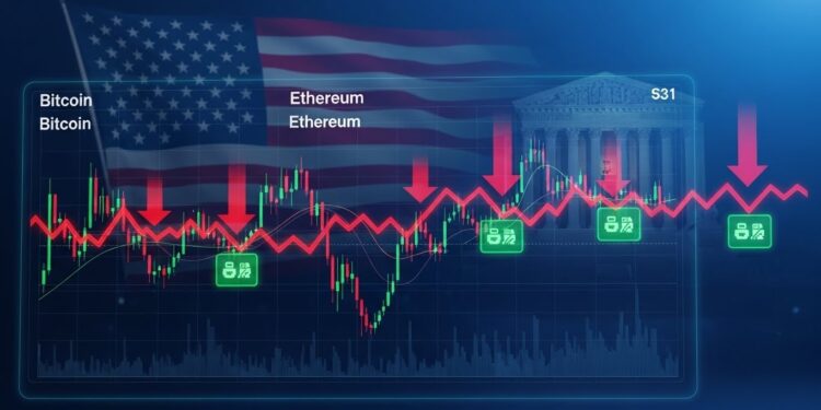Le marché crypto réagit timidement aux données emploi US mitigées et au report de la décision SCOTUS sur les tarifs Trump Analyse complète des impacts macroéconomiques actuels   Viral Mag