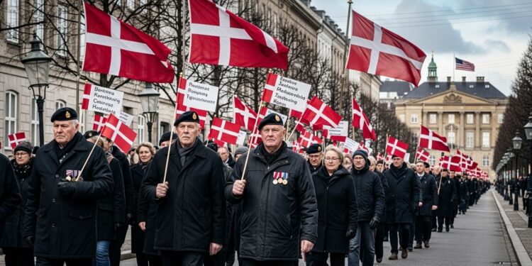 Des milliers de Danois dont des vétérans organisent une marche silencieuse à Copenhague pour dénoncer les déclarations de Donald Trump minimisant lengagement des alliés en Afghanistan Un hommage poignant aux 44 soldats tombés   Viral Mag