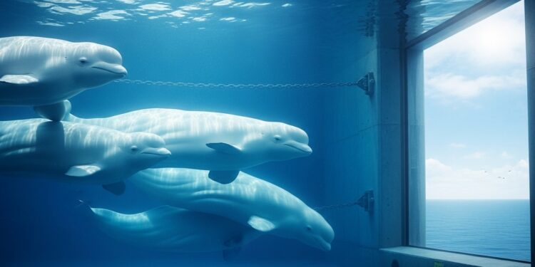 Marineland Canada Veut Vendre Ses Bélugas Aux États-Unis - Viral Mag Marineland Canada demande un permis pour exporter 30 bélugas vers des parcs américains après avoir menacé leuthanasie Le parc fermé depuis 2024 fait face à des controverses sur le bien être animal Viral Mag