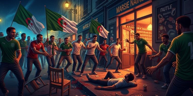 Un Franco Tunisien tabassé par supporters algériens à Marseille lors du quart Algérie Nigeria de la CAN Violences gratuites onze points de suture plainte déposée  récit choc dune soirée cauchemardesque   Viral Mag