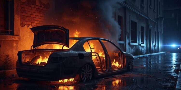 Dès le 1er janvier 2026 un corps calciné découvert dans le coffre dune voiture brûlée à Marseille Un probable règlement de comptes lié au narcotrafic relance les débats sur linsécurité dans la cité phocéenne   Viral Mag