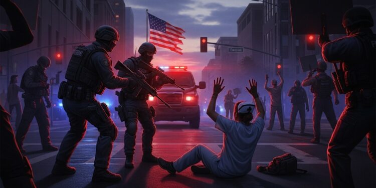 Minneapolis sous tension après la mort dAlex Pretti infirmier abattu par des agents fédéraux trois semaines après Renee Good Réactions indignées de responsables famille et stars hollywoodiennes face à ces fusillades controversées   Viral Mag