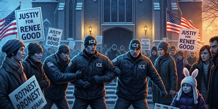 Minnesota : Tensions Explosives Après Arrestations Lors de Manifestations - Viral Mag Arrestations à Minneapolis lors de protestations contre lICE Vance appelle au calme tandis que la mort de Renee Good attise les colères Opérations massives dimmigration secouent lÉtat Viral Mag