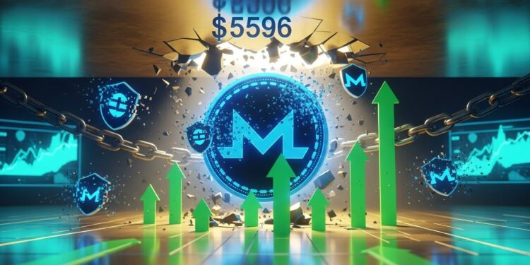 Monero XMR explose son record historique à 59596 $ le 12 janvier 2026 Décryptage des raisons de cette envolée analyse technique détaillée et perspectives haussières pour la reine des cryptos privacy   Viral Mag