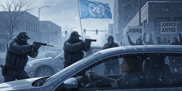 Une femme de 37 ans abattue par un agent de limmigration à Minneapolis suscite indignation et manifestations nationales LONU réclame une enquête indépendante sur cet usage de la force létale contesté Tensions entre autorités locales et fédérales   Viral Mag