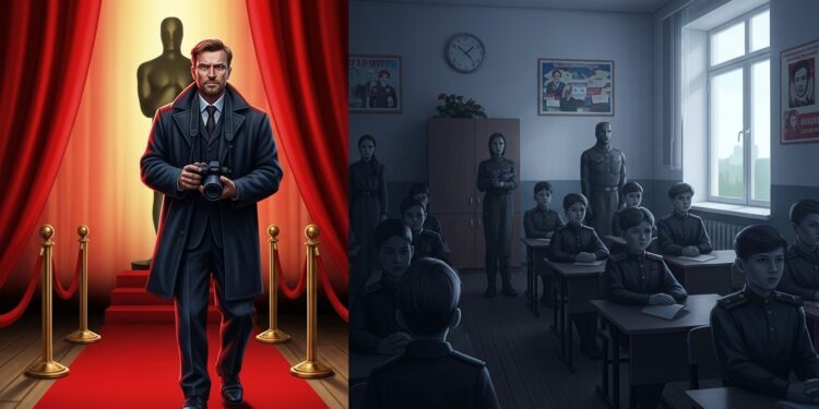 Mr Nobody aux Oscars : Un Russe défie Poutine - Viral Mag Un Russe exilé nommé aux Oscars avec Mr Nobody contre Poutine documentaire choc sur la propagande dans les écoles russes Son courage inspire Hollywood Viral Mag