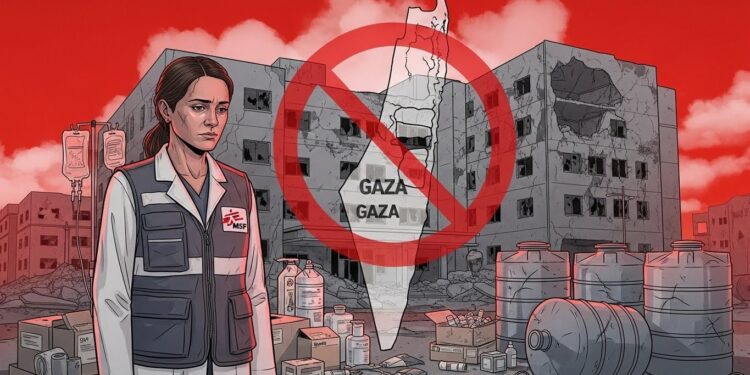 MSF Menacée d’Expulsion de Gaza en Mars 2026 - Viral Mag MSF pourrait cesser ses opérations à Gaza en mars 2026 suite à linterdiction israélienne visant 37 ONG pour non communication de listes demployés Une crise humanitaire majeure se profile Viral Mag