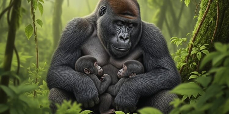 Naissance Rare De Jumeaux Gorilles Des Montagnes Aux Virunga - Viral Mag Découvrez lévénement exceptionnel de la naissance de jumeaux gorilles des montagnes dans le parc des Virunga en RDC un espoir pour cette espèce menacée malgré les conflits Viral Mag