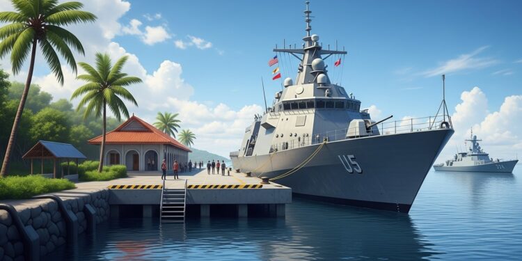 Un navire de guerre US accoste pour la première fois à la base cambodgienne de Ream rénovée par la Chine symbole douverture diplomatique et de tensions régionales en Asie du Sud Est   Viral Mag