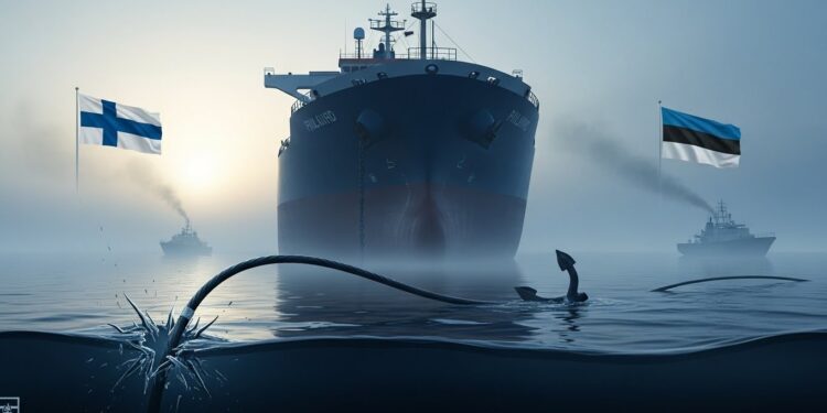 Un cargo soupçonné davoir endommagé un câble Helsinki Tallinn quitte la Finlande un membre déquipage reste détenu Enquête en cours sur cet incident en mer Baltique   Viral Mag