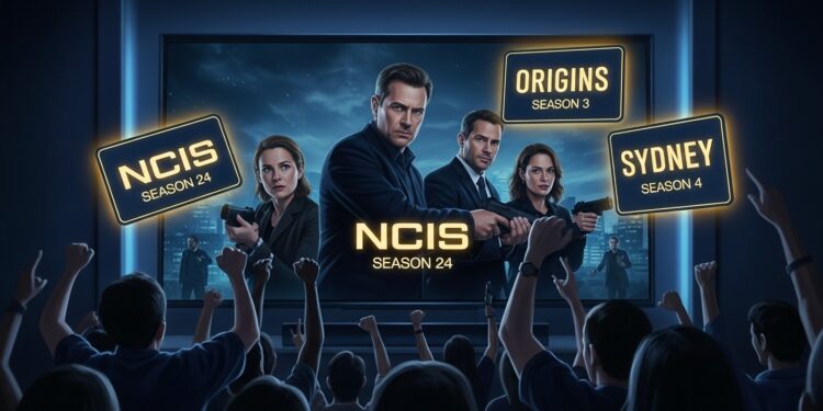 NCIS Saison 24 Confirmée : Une Joie Immense pour les Fans ! - Viral Mag La franchise NCIS explose de joie avec le renouvellement officiel pour la saison 24 plus NCIS Origins saison 3 et Sydney saison 4 Retour de la saison 23 repoussé au 3 mars 2026 Viral Mag