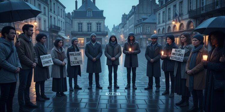 Le 28 janvier 2026 à Niort lARDDI organise un cercle de silence contre les conditions daccueil des immigrés jugées indignes Une mobilisation pacifique qui interroge la politique migratoire française actuelle   Viral Mag