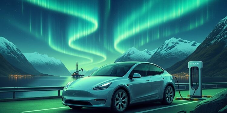 Découvrez comment la Norvège a presque atteint son objectif ambitieux de 100 véhicules zéro émission en 2025 avec 959 de ventes électriques Un record historique boosté par les incitations fiscales   Viral Mag