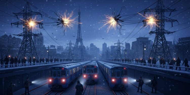 Panne Massive en Ukraine : Défaillance Technique Plonge le Pays dans le Noir - Viral Mag Ce 31 janvier 2026 une défaillance technique sur des lignes électriques a provoqué des coupures massives en Ukraine arrêtant le métro de Kiev et affectant des millions de personnes en plein hiver Viral Mag