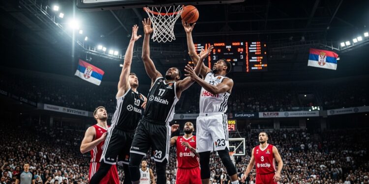 Ce vendredi 23 janvier 2026 Partizan Belgrade reçoit Hapoël Tel Aviv pour la 24e journée dEuroligue Duel intense attendu entre deux formations ambitieuses Pronostics enjeux et clés du match   Viral Mag