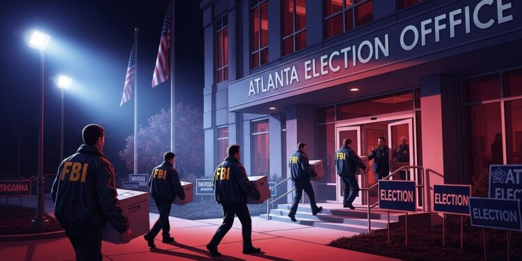 Le FBI perquisitionne un centre électoral du comté de Fulton en Géorgie ravivant les tensions autour de lélection 2020 Les autorités locales dénoncent une intimidation politique Détails et contexte complets   Viral Mag