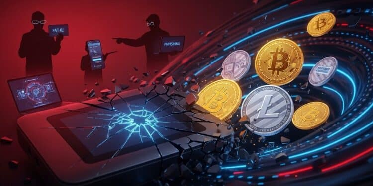 Un investisseur perd 282 millions de dollars en BTC et LTC via une arnaque astucieuse visant les portefeuilles hardware Découvrez comment le piratage social a fonctionné et les leçons à en tirer   Viral Mag