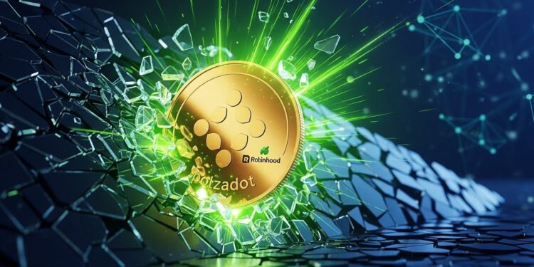 Polkadot DOT bondit de 10 suite à sa mise en avant sur Robinhood et casse un wedge baissier Analyse technique et facteurs qui pourraient propulser le prix vers 4 $ en 2026   Viral Mag