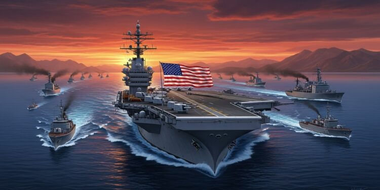 Le porte avions Abraham Lincoln arrive au Moyen Orient dans un contexte de forte tension avec lIran Washington renforce sa présence militaire tandis que Téhéran reste inflexible Décryptage de la situation actuelle   Viral Mag