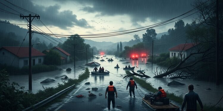 Portugal : Crues Menacent Après Tempête Kristin - Viral Mag Après la tempête Kristin et ses 5 morts le Portugal alerte sur des crues imminentes dues à des pluies persistantes Sols saturés et vigilance maximale pour éviter de nouvelles inondations dévastatrices Viral Mag