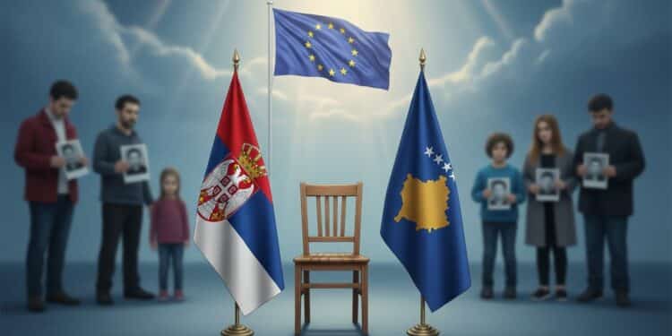 Première Réunion Commission Serbie-Kosovo Disparus - Viral Mag Découvrez la première réunion de la commission mixte Serbie Kosovo sur les personnes disparues à Bruxelles un pas vers la vérité pour 1600 cas non résolus après la guerre de 1998 1999 Viral Mag