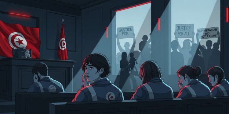 Reprise du procès choc à Tunis contre des humanitaires de Terre dAsile accusés daide illégale à migrants Détention prolongée et mobilisation internationale   Viral Mag