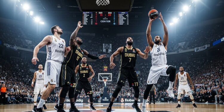 Real Madrid reçoit Dubaï le 2 janvier 2026 en Euroligue Découvrez lhistoire de cette nouvelle équipe émérie les enjeux de la 19e journée et pourquoi ce match pourrait surprendre tous les fans de basket européen   Viral Mag