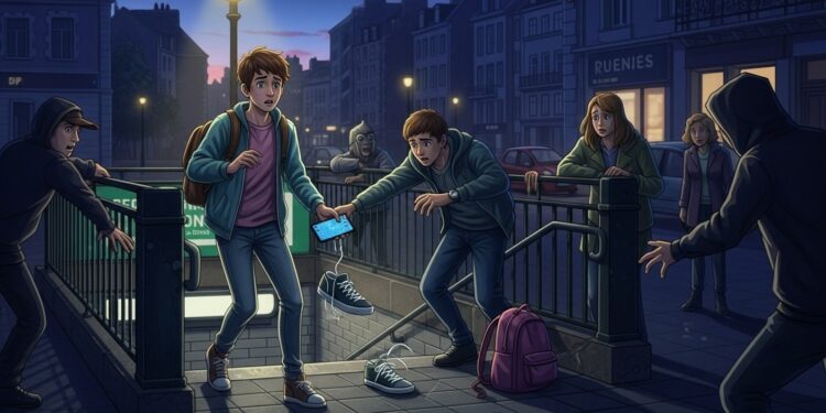 À Rennes des adolescents se font racketter baskets smartphones et vêtements près du métro Jacques Cartier Parents anonymes témoignent de la peur et de limpuissance face à ces agressions répétées depuis décembre 2025   Viral Mag
