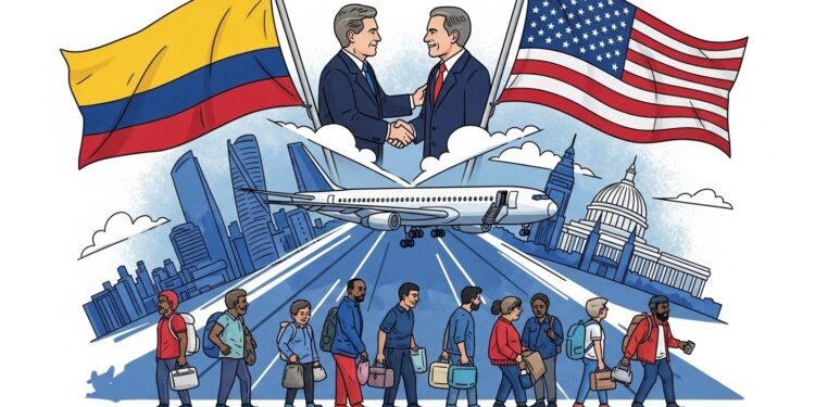 Reprise Vols Expulsion Colombie-USA Avant Petro-Trump - Viral Mag La Colombie relance les vols de rapatriement de migrants expulsés des États Unis avec ses propres avions juste avant la rencontre Petro Trump Un geste dapaisement après des mois de crise diplomatique Viral Mag