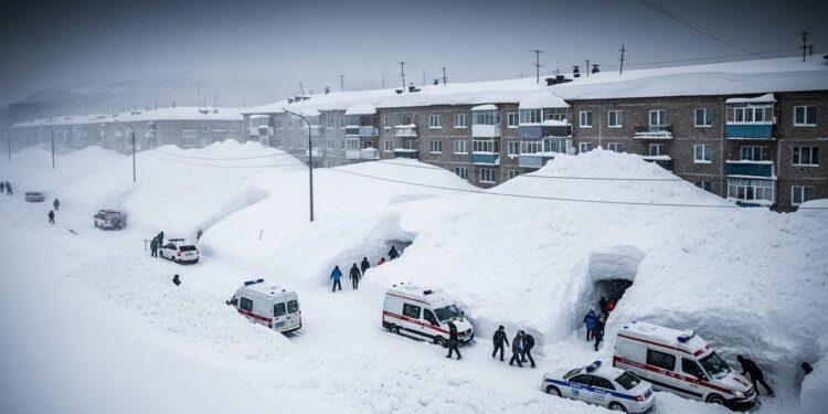 Deux morts routes ensevelies état durgence  une tempête de neige exceptionnelle paralyse le Kamtchatka en Russie Découvrez lampleur du chaos dans cette région extrême   Viral Mag