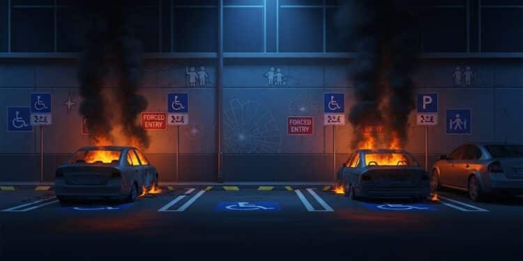 À Saint Étienne sept véhicules volés dans une association aidant des enfants handicapés Deux voitures retrouvées incendiées Un acte choquant qui paralyse temporairement les transports essentiels   Viral Mag