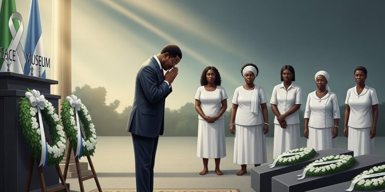 Le président Julius Maada Bio demande pardon aux victimes de la guerre civile sierra léonaise lors de la première Journée nationale du souvenir marquant un pas majeur vers la réconciliation et la guérison nationale   Viral Mag