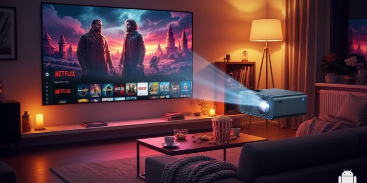 Découvrez ce mini vidéoprojecteur Wielio en promo à  58 pendant les soldes dhiver  Android 11 Full HD compatible 4K parfait pour home cinéma portable à prix imbattable   Viral Mag