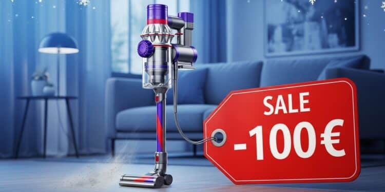 Soldes Hiver : Aspirateur Dyson V8 à -100€, Offre Éphémère - Viral Mag Profitez des soldes dhiver 2026 laspirateur balai Dyson V8 Cyclone chute à 299€ au lieu de 399€ Puissant sans fil anti poils danimaux et allergènes Détails et pourquoi craquer maintenant Viral Mag