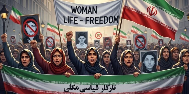 Des milliers manifestent en France contre la répression sanglante en Iran scandant Femme vie liberté Malgré des milliers de morts et coupures internet lespoir persiste dans la diaspora   Viral Mag