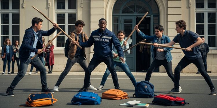 À Sorgues un assistant déducation congolais a été attaqué à coups de bâton par des élèves de 12 ans devant son collège sur fond de rivalité CAN Algérie Congo Tensions et droit de retrait des professeurs   Viral Mag