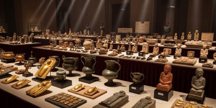 Soudan : 570 Antiquités Volées Retrouvées Après le Chaos - Viral Mag Plus de 570 trésors culturels pillés au musée national de Khartoum pendant la guerre ont été miraculeusement retrouvés Un espoir pour le patrimoine soudanais menacé Viral Mag