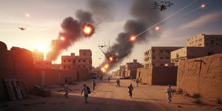 Soudan : Contre-Offensive des Paramilitaires au Kordofan - Viral Mag Frappes de drones sur El Obeid après la percée de larmée à Dilling escalade au Kordofan siège brisé civils piégés et crise humanitaire aggravée dans une guerre dévastatrice Viral Mag