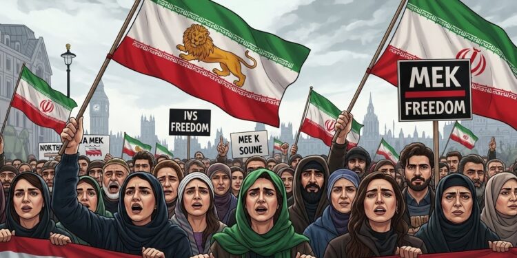 Soutien Diaspora Iranienne Londres Manifestations - Viral Mag Une centaine de membres de la diaspora iranienne se sont réunis à Londres pour soutenir les manifestants en Iran Espoir dun renversement du régime et témoignages émouvants de solidarité face à la répression Viral Mag